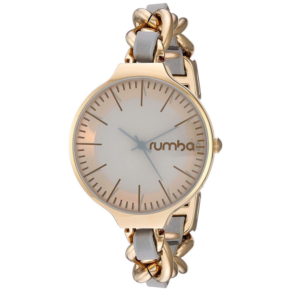 Rumba Women’s Orchard Chain Leather Quartz Watch